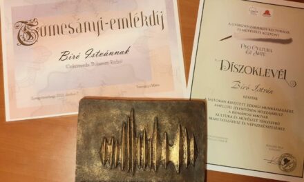 Bíró István laudációja. Tomcsányi Tibor emlékdíj