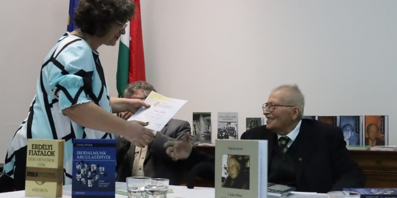 Egy fáradhatatlan intézményépítő köszöntése